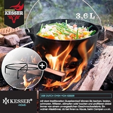 Kesser Rocketstove valurautaisella grillilevyllä